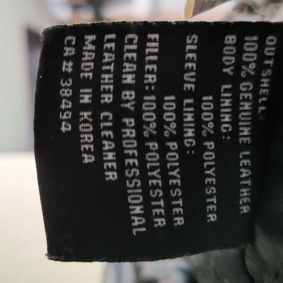 Leather Motorcycle Jacket - Picture 4 of 4